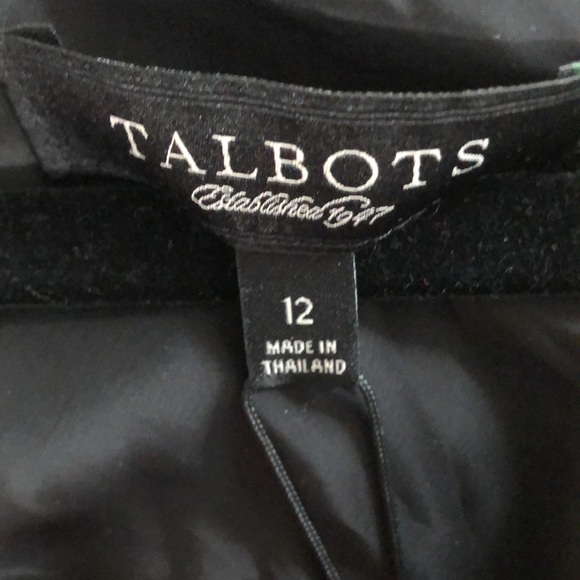 Talbots black wool skirt size 12 new with tags - Picture 3 of 4